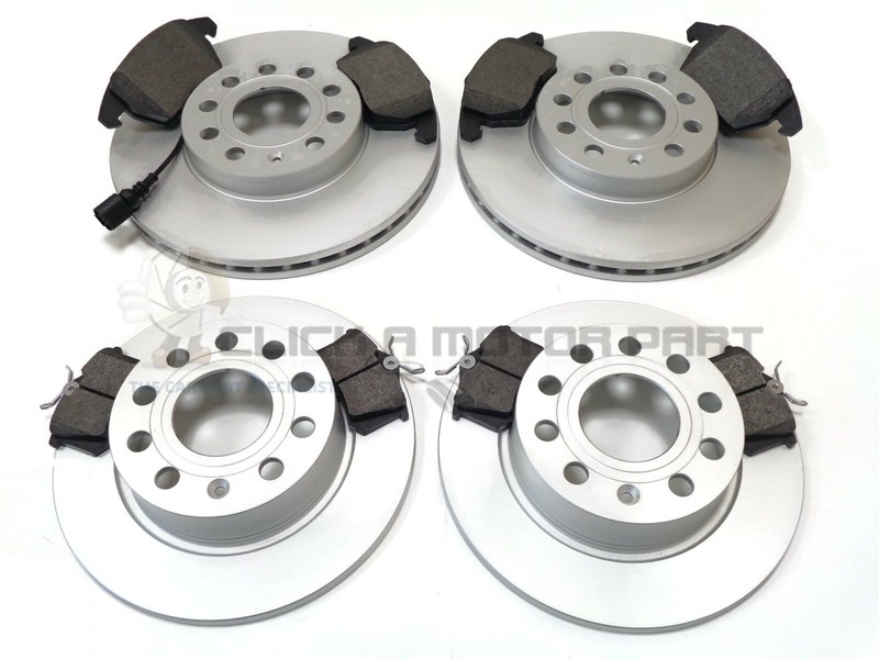 VW GOLF MK5 1.9 TDI FRONT & REAR BRAKE DISCS & PADS (130 BHP & ABOVE)