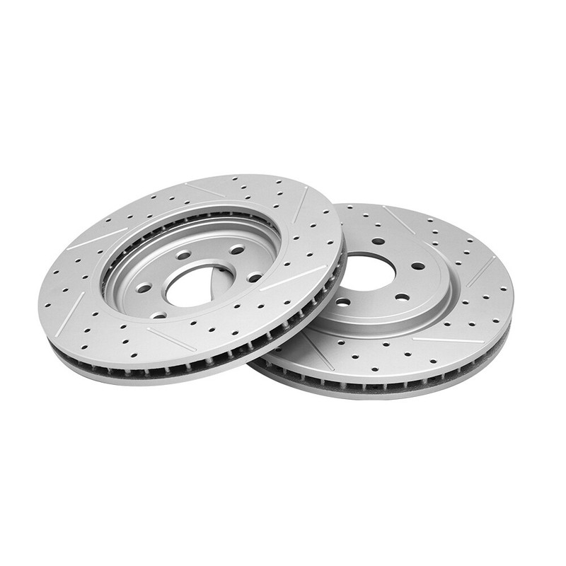 4PCS Front & Rear Drilled Disc Brake Rotors For 2005 - 2012 Nissan Pathfinder gallery