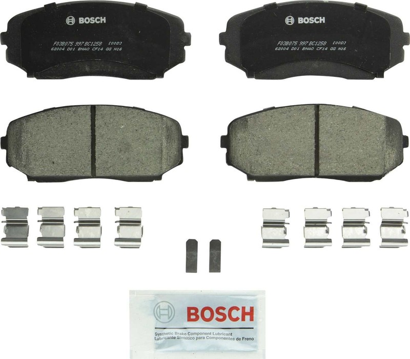 Front Brake Kit 320mm Disc Rotors & Bosch Ceramic Pads For Ford Edge Lincoln MKX gallery