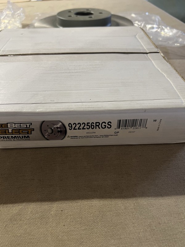 BrakeBest Select Front Brake Rotors Set New 922256RGS gallery