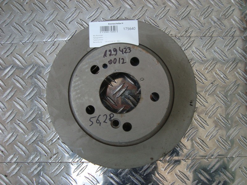Mercedes-Benz W129 SL-Class Genuine Rear Brake Disc A1294230012 NEW