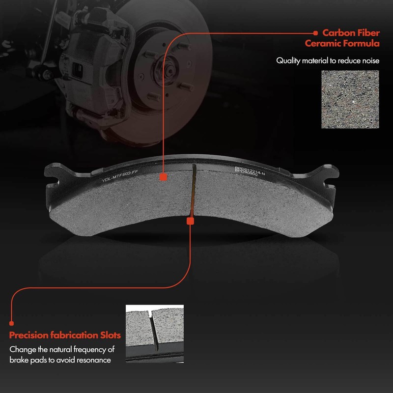 Drilled Brake Rotors & Brake Pads for Chevrolet Silverado 3500 01-06 GMC Rear gallery