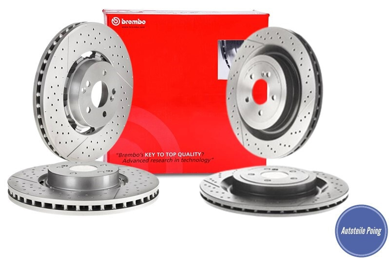 Brembo Brake Disc Set Front & Rear Mercedes AMG GT C GT S GT R C190 R190