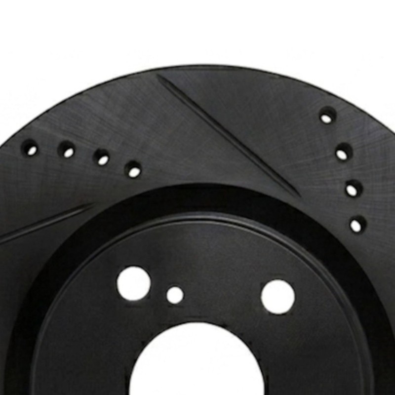 For Chevy Camaro 2010-2015 Brake Rotor Set | Drilled And Slotted With Brake Pads gallery