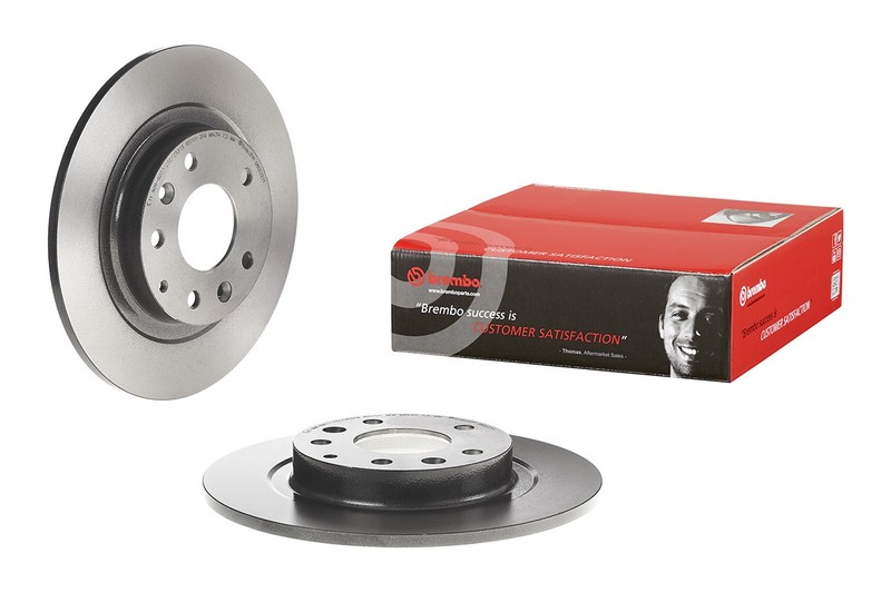 Brembo Rear Left or Right 281mm Coated Brake Disc Rotor For Mazda CX-3 2016-2018