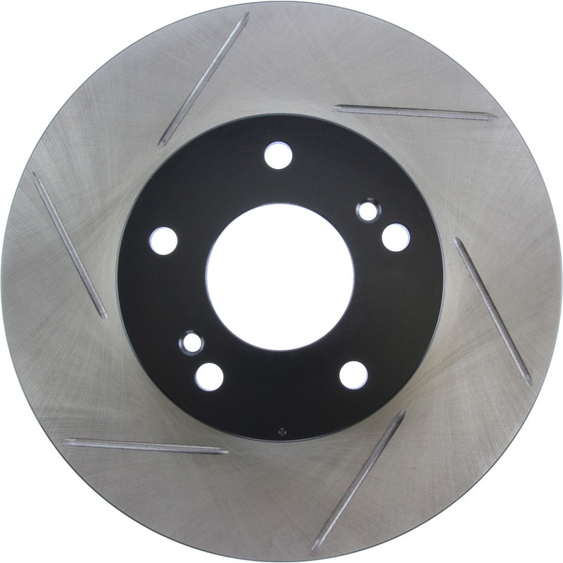 StopTech Sport Slotted 1-Piece Front Right Brake Rotor for 89-96 Nissan 300ZX gallery