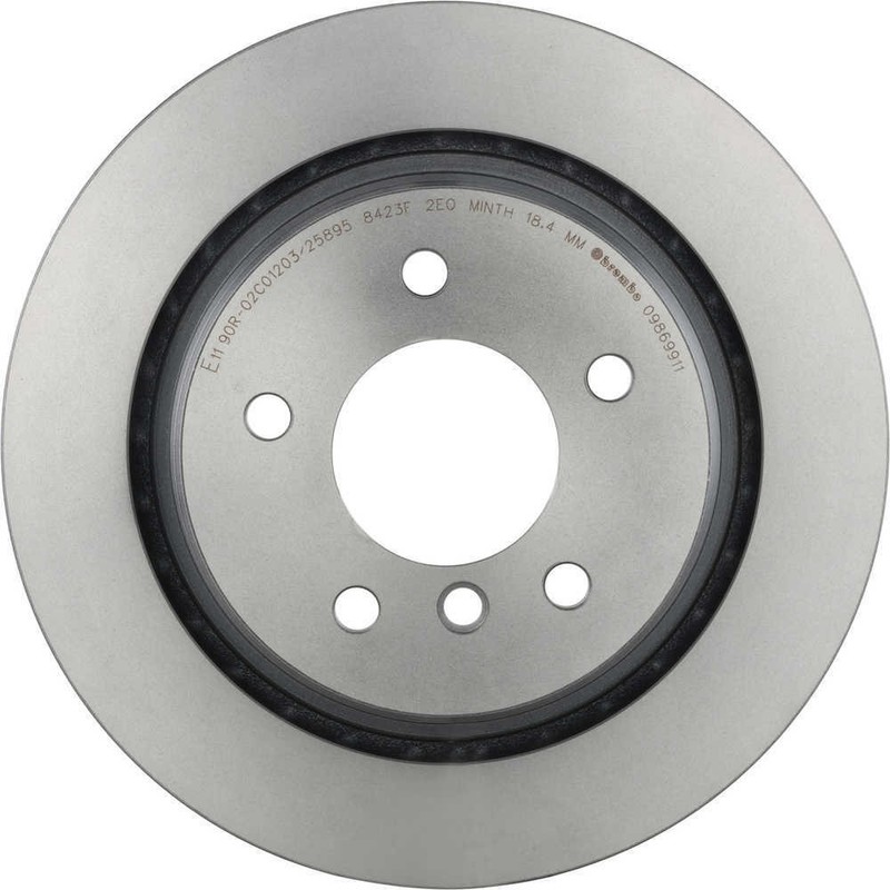 Disc Brake Rotor-Premium UV Coated OE Equivalent Rotor Brembo 09.8699.11