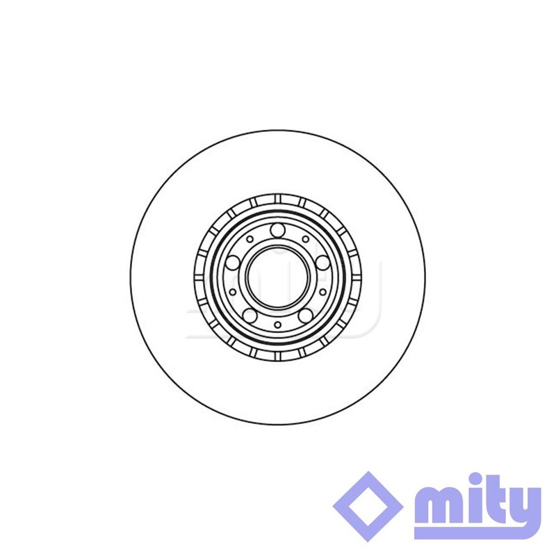 Fits Volvo XC90 2002-2014 + Other Models 1x Brake Disc Front Mity #1 gallery