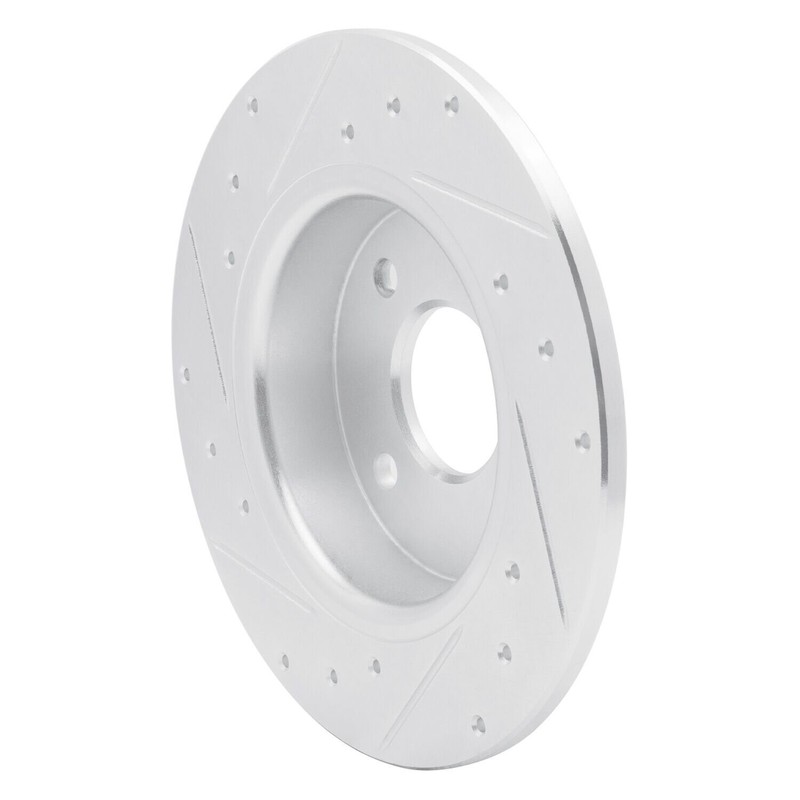 For Ford EcoSport 18-22 Brake Rotor eLINE Drilled & Slotted 1-Piece Rear gallery