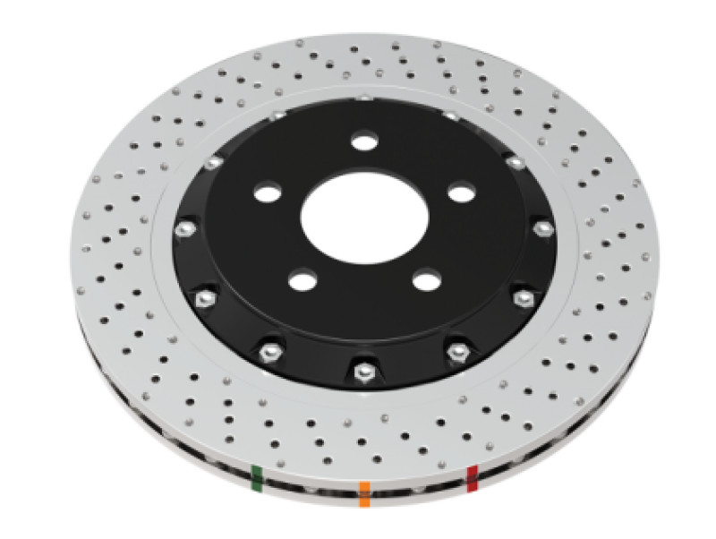 DBA For 2022+ Volkswagen Golf R Mk8 5000 Series Cross Drilled & Dimpled Front