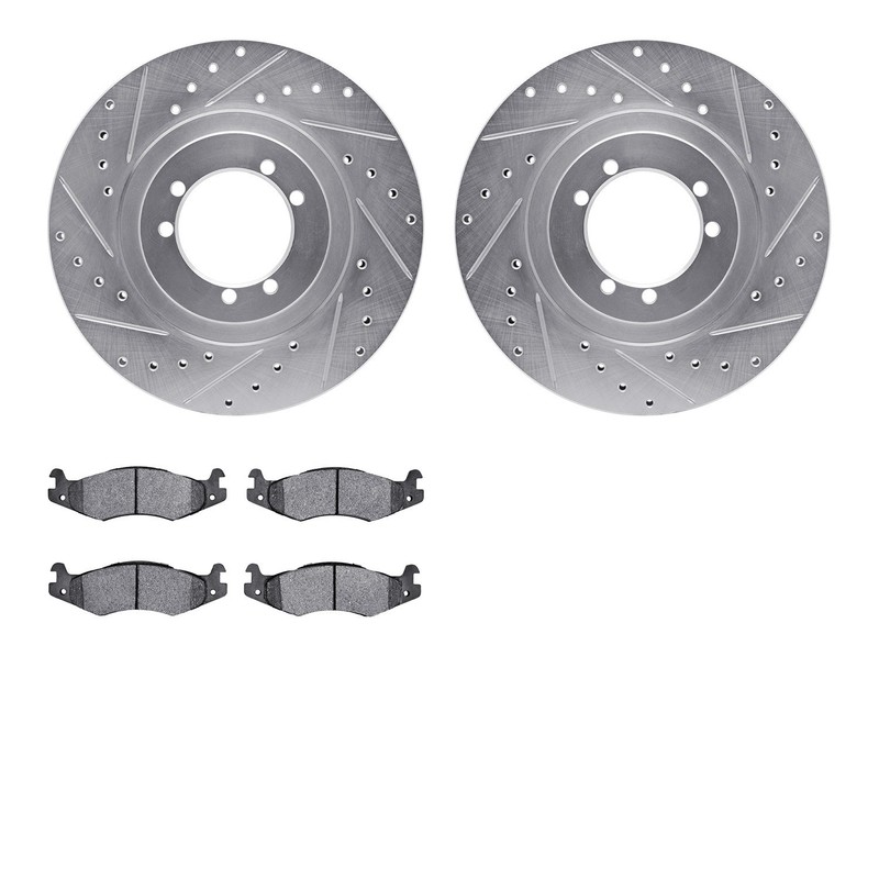 Dynamite Friction Disc Brake Kit for 2002-2006 Hummer H1 7502-44005