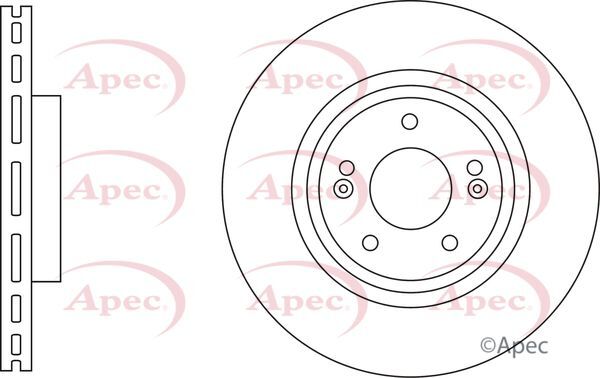 Brake Discs Pair Front FOR KIA SORENTO XM 2.0 2.2 2.4 09->15 Diesel Petrol Apec gallery