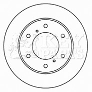 2x Brake Discs Pair Vented Front 294mm KBD4692 Key Parts Set 6000609712 Quality gallery
