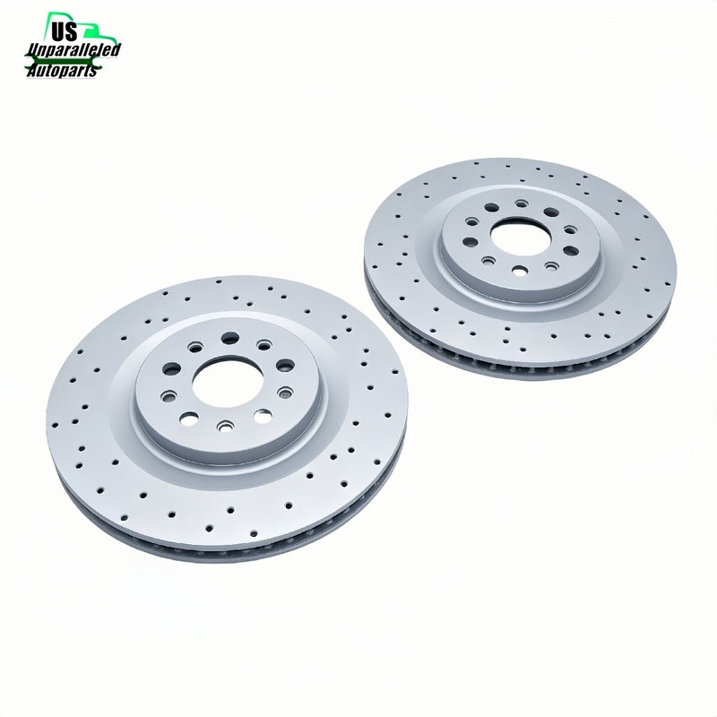 1 Pair Rear Floating Discs 670035019 Fit Maserati Ghibli Quattroporte 2017-21 gallery