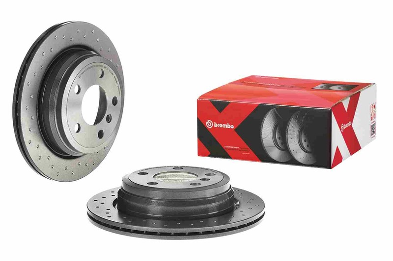 2x Brake Discs Pair Vented Rear 300mm 09.B338.1X Brembo Set 34216792229 Quality gallery