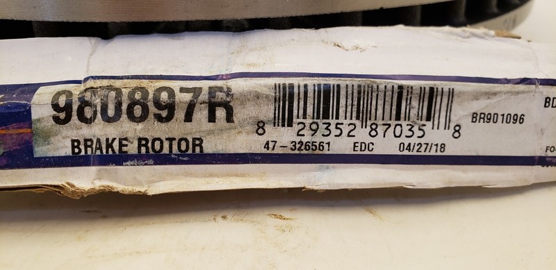 RAYBESTOS 980897R BRAKE ROTOR, PROFESSIONAL GRADE, NNB gallery