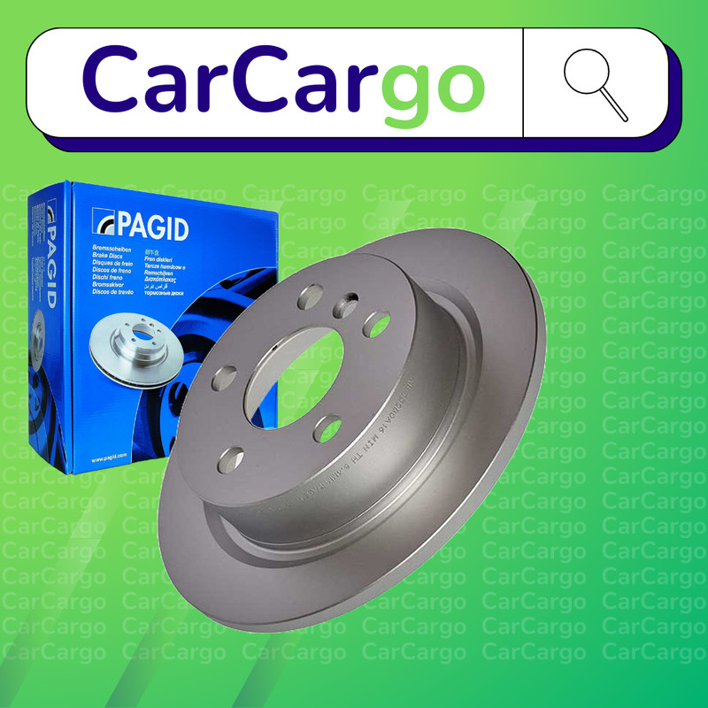 Pagid Solid Rear Brake Discs Pair For Mini Mini One 2014-2024 259 mm
