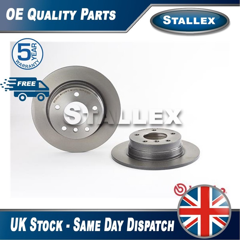 Fits BMW 3 Series 1990-2006 + Other Models Brake Discs Rear Stallex gallery