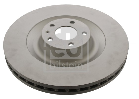 2x Febi 38359 Front Brake Discs Pair 385mm Vented Fits Audi A8