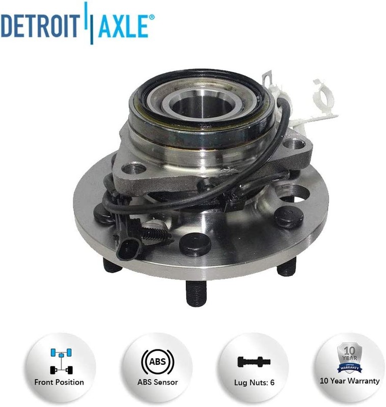 4WD Front Brake Pads CV Axles Rotors for 1998 1999 2000 Chevrolet Tahoe gallery