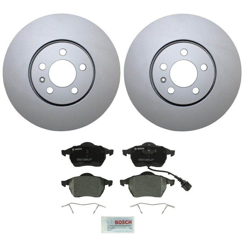 Front Brake Kit 288mm Rotors & Bosch Semi-Metallic Pads For VW Beetle Golf Jetta gallery