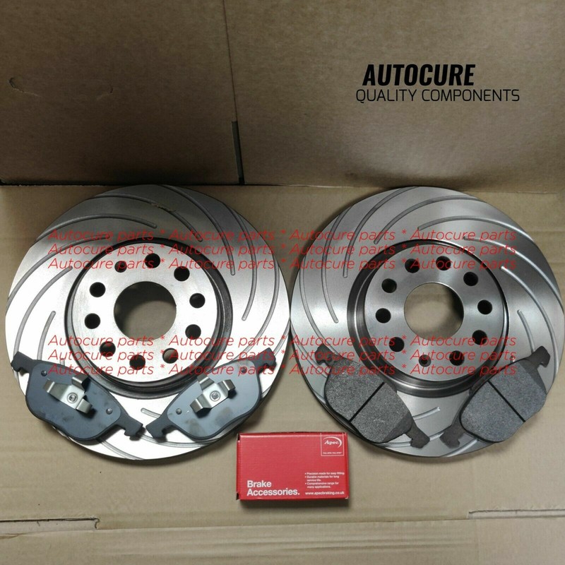 FOR VAUXHALL INSIGNIA 2.0 SRi CDTI MK1 GROOVED REAR BRAKE DISCS 315mm + PADS