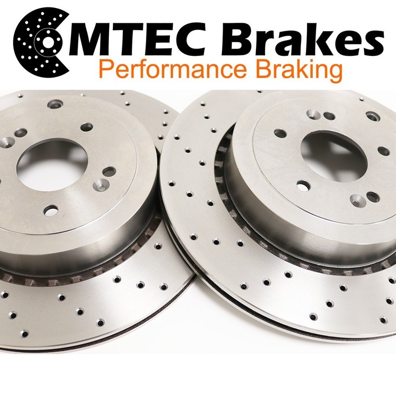 Front & Rear Drilled Brake Rotors For Kia Stinger 3.3 T-Gdi 370bhp 17 gallery