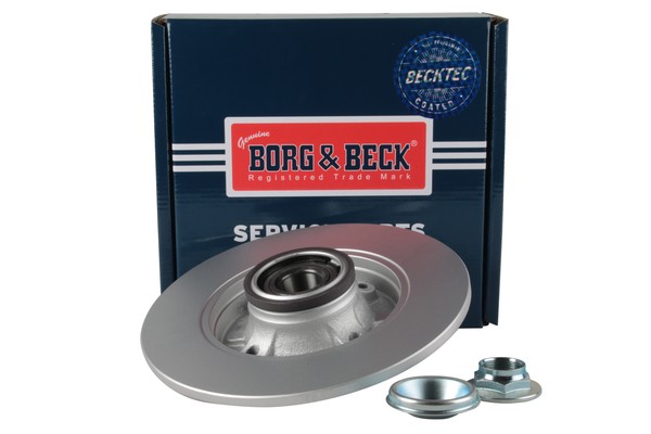 2x Brake Discs Pair Solid Rear 244mm BBD6194S Borg & Beck Set 1623835180 Quality gallery