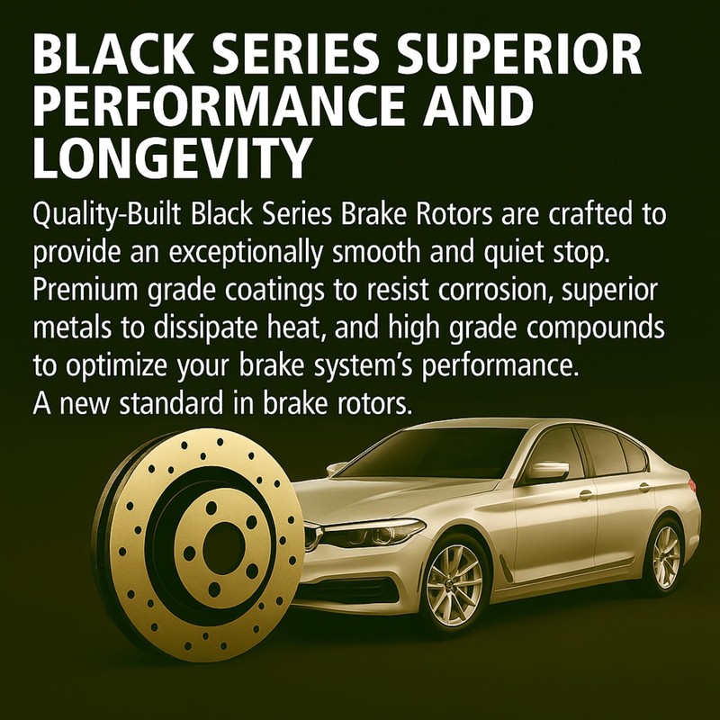 QUALITY-BUILT Front Brake Rotor Black Series BR31057G Compatible with 1993-2006 gallery