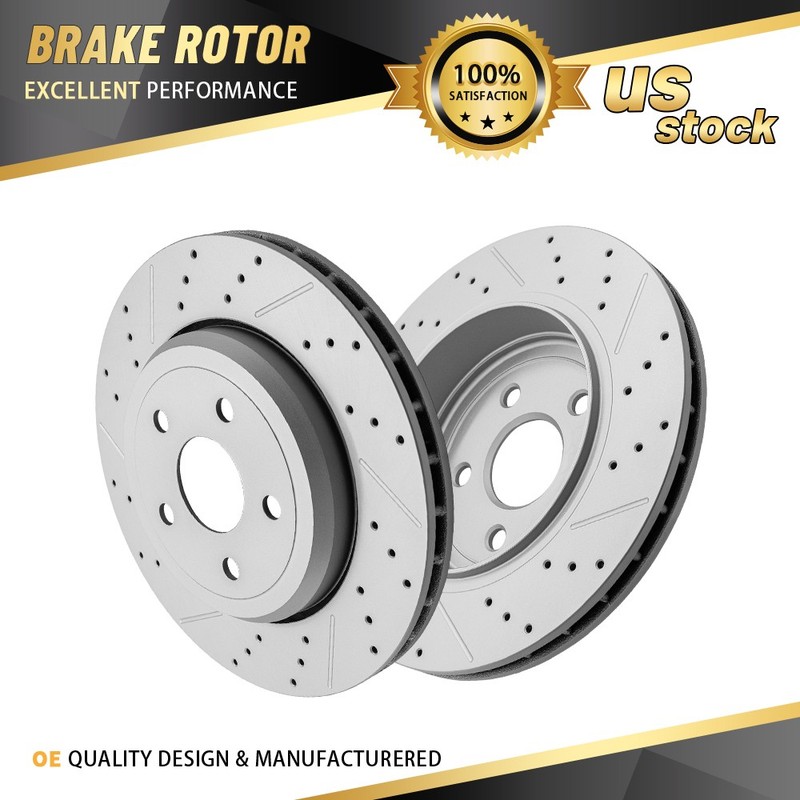 Rear Disc Brake Rotors for 2012-2020 Jeep Grand Cherokee 2018-2025 Dodge Durango