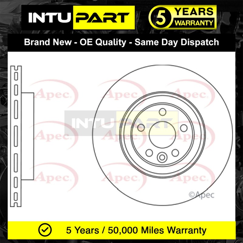 Fits Volvo XC70 2007-2016 V70 2007-2016 IntuPart Front Brake Disc 30769057