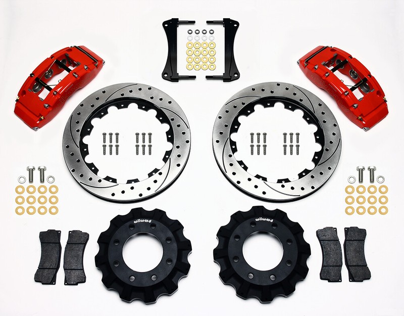 Wilwood TC6R Big Truck Front Brake Kit for 1999-Up GM Truck/SUV 1500 140-8992-DR