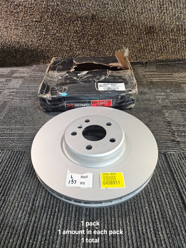 DFC 604-31134D - GeoSpec® Front Driver Side Brake Rotor For 2019-25 BMW 3-Series gallery
