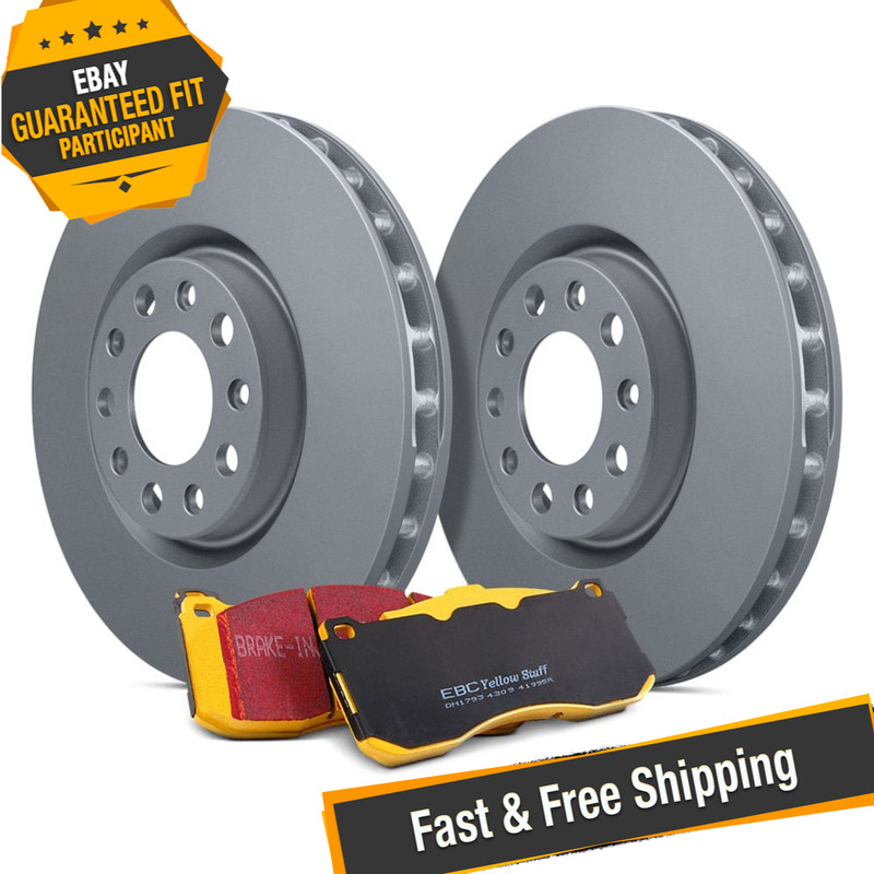 EBC Stage 13 Light Street Plain Front Brake Kit for 03-10 Porsche Cayenne