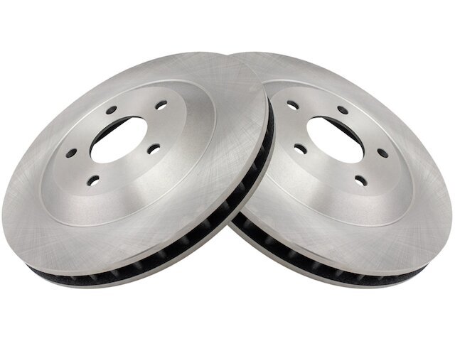TRQ 41RP46W Front Brake Rotor Set Fits 1997-2004 Chevy Corvette
