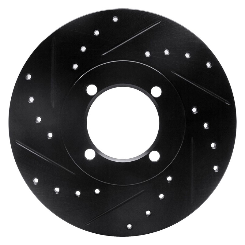 For Lotus Esprit 76-79 Brake Rotor eLINE Drilled & Slotted 1-Piece Front Driver