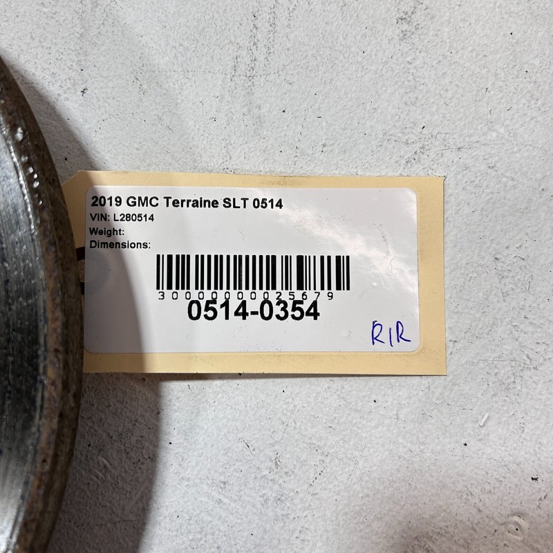 2018 - 2022 GMC Terrain Rear Left Or Right Side Brake Disc Rotor OEM 1PCS gallery