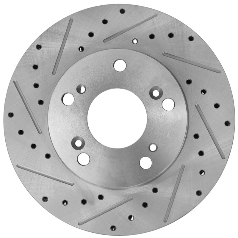 2x Front Drilled Brake Rotor for Honda Civic 2004-2011 CR-Z 2011-2015 Acura RSX gallery