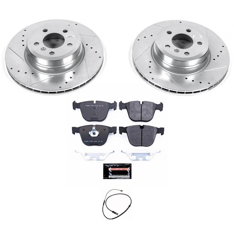 TDBK8426 Powerstop 2-Wheel Set Brake Disc and Pad Kits Rear for BMW X6 2019
