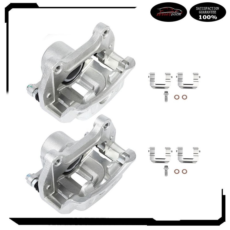 Front Brake Calipers w/ Bracket Set (2) For Chevrolet Equinox Impala Buick Regal gallery