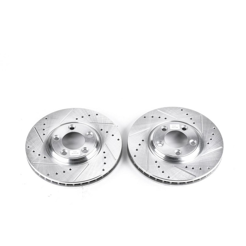 PowerStop Disc Brake Rotor Set - Fits Ford Thunderbird 2002-2005, Jaguar S-Type gallery