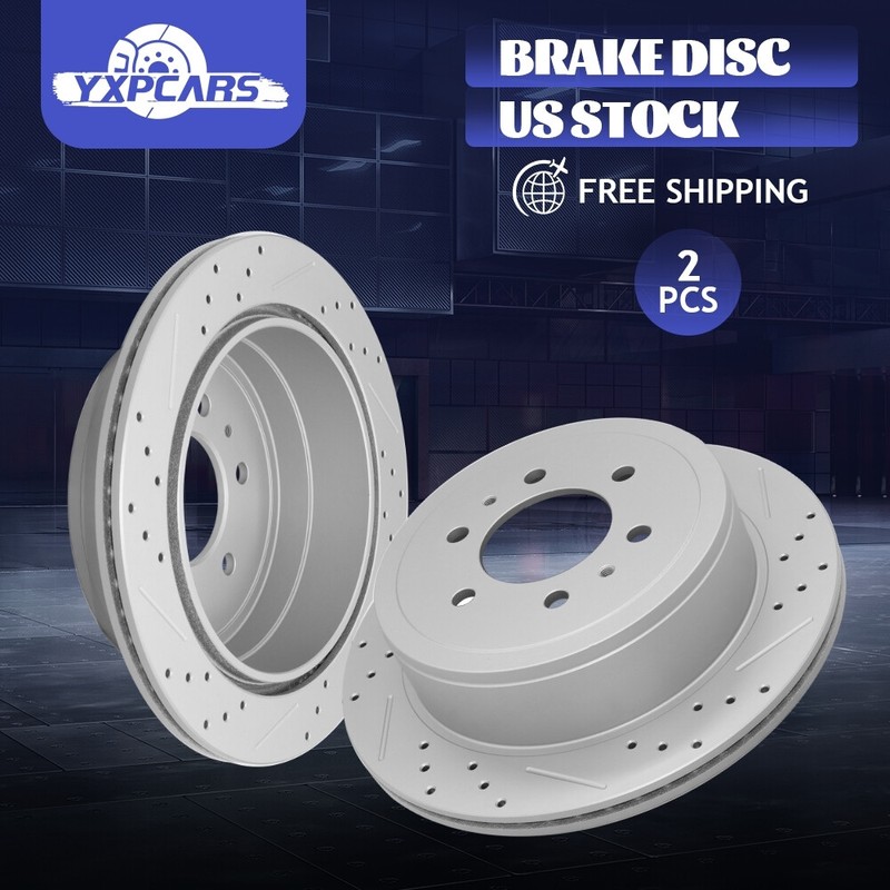348mm Rear Disc Brake Rotors Set for 04 – 11 Ford F-150 06 – 08 Lincoln Mark LT
