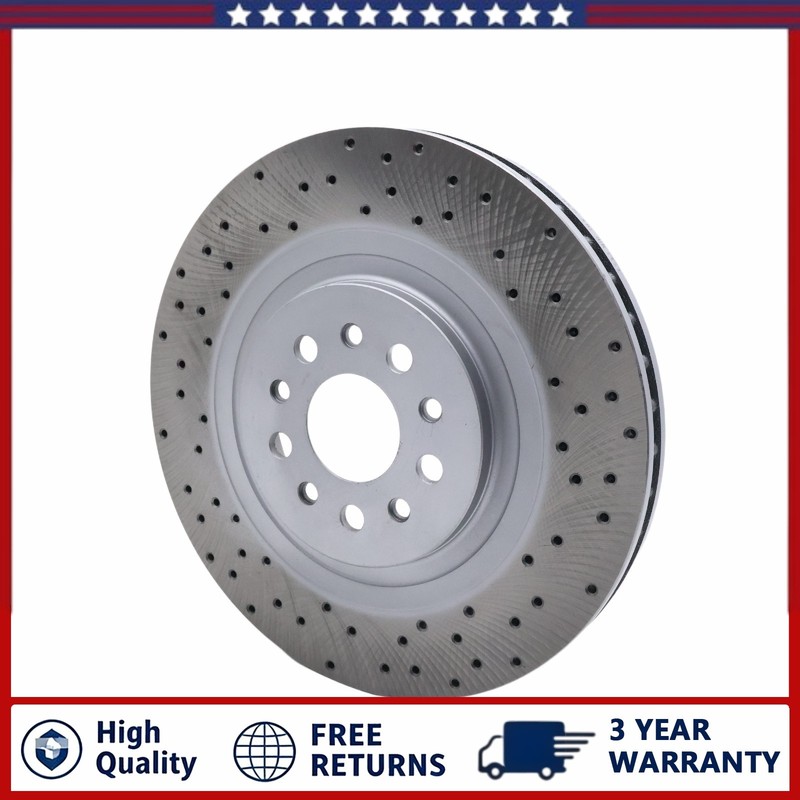 New Fit Maserati Ghibli Quattroporte Front Brake Rotors set of 2 670030935 US gallery