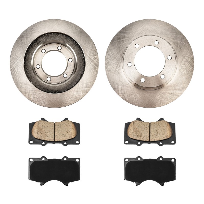 Durable Front Brake Rotors & Ceramic Pads Kit For 2003-2009 Lexus GX470 976 gallery