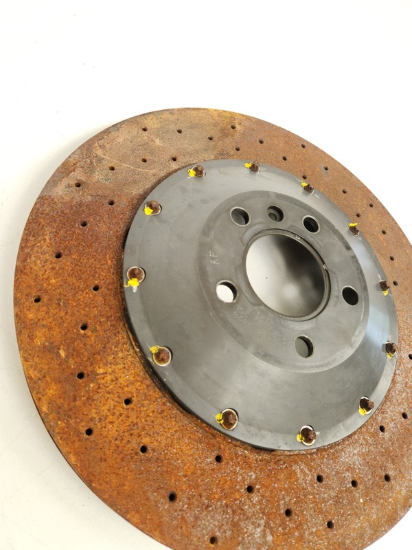 2012-2014 MCLAREN MP4-12C FRONT LEFT OR RIGHT DISC BRAKE ROTOR PA2494-2428 OEM gallery
