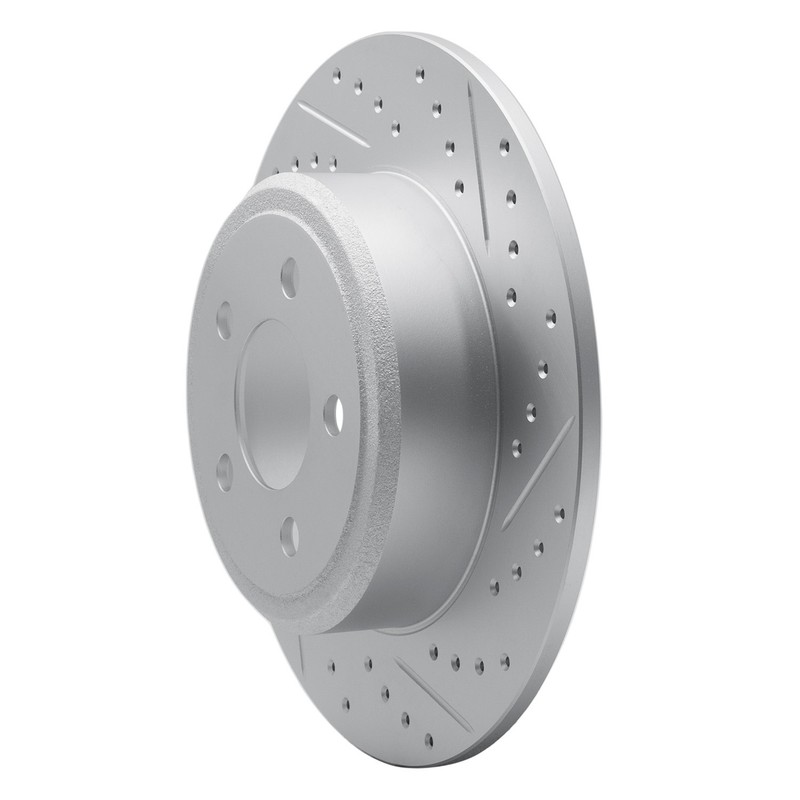 For Mercedes-Benz S400 10-13 Brake Rotor DFC Drilled & Slotted Rear Passenger gallery