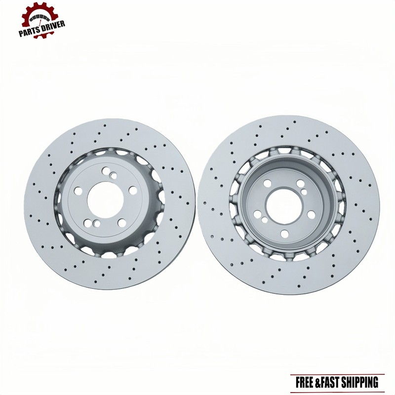 2Pcs Rear 370mm Disc Brake Rotors For BMW F80 F82 F83 F87 2015-2020 34212284811