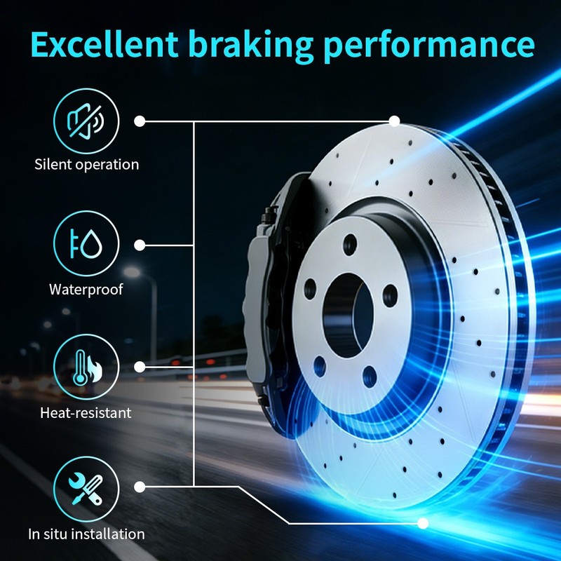 Rear Disc Rotors Brake Pads For Impala 2006-09 2010 Monte Carlo Allure Lacrosse gallery