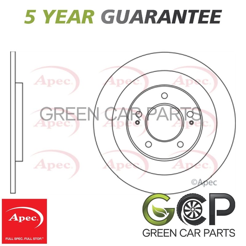 Apec Rear Brake Disc Fits Hyundai i40 2011- 1.6 CRDi 1.7 2.0 #1 584113Z700