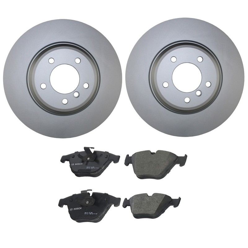 Front Brake Kit 348mm Rotors Bosch Semi-Metallic Pads For BMW E84 E90 E92 E93 L6